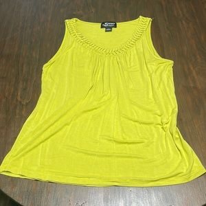 Pleat detail tank top